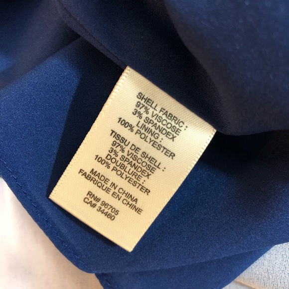 Rebecca Taylor Blue Surf V Neck Flare Dress - Picture 6 of 6